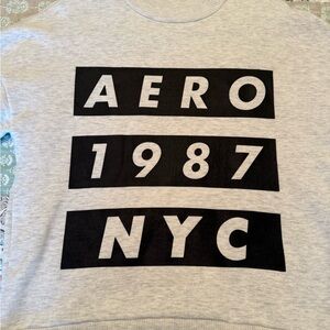 Aeropostale Light Gray Sweatshirt